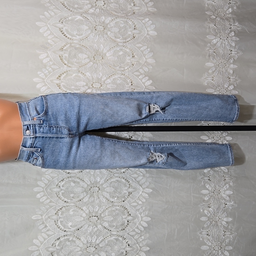 Levi's Button Fly Wedgie Straight Jeans sz 25